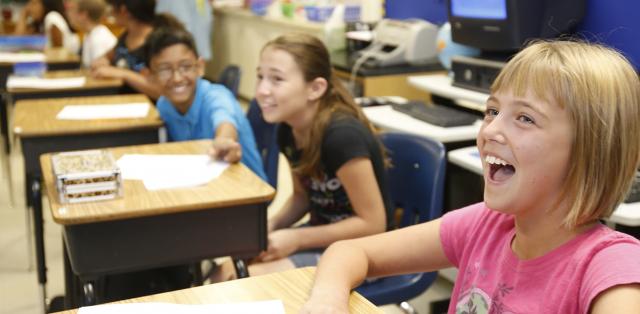 students in classroom